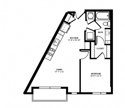 A1J_1 BD 1 Bath_693sqft.